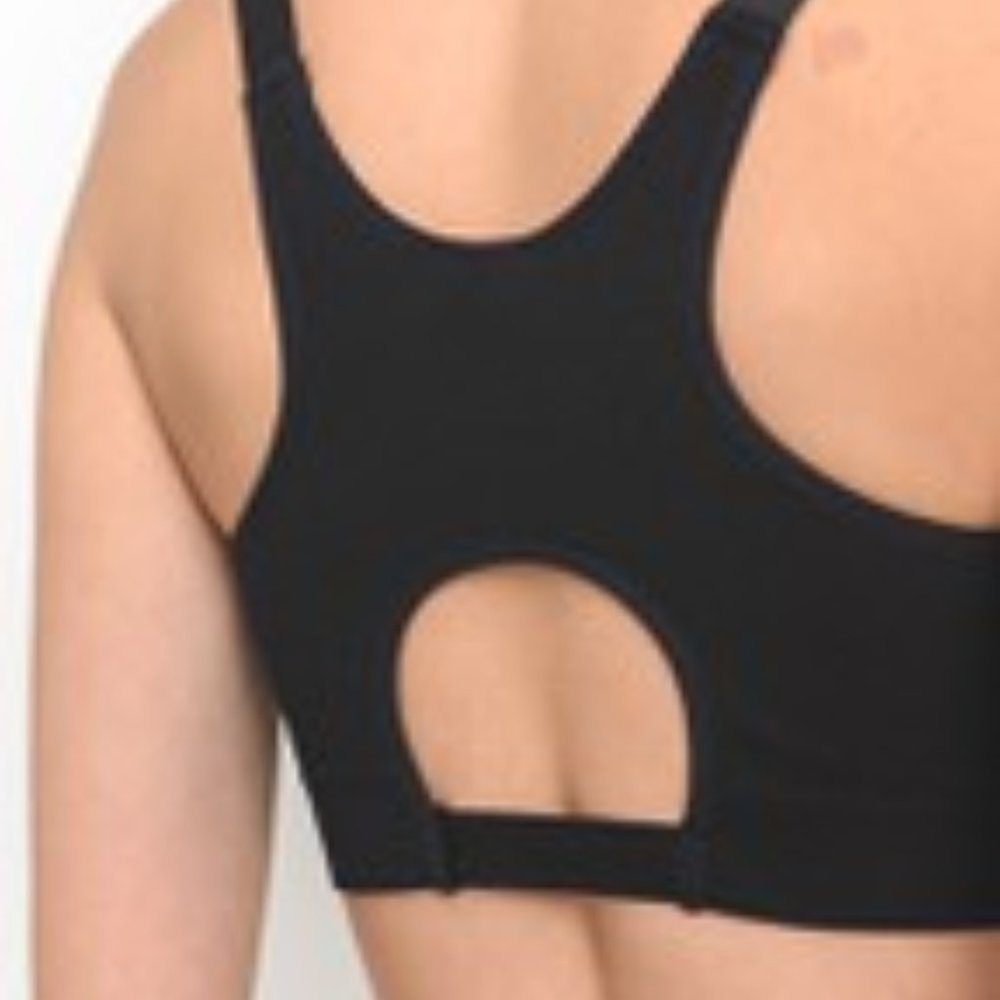 New! Black Sports Bra